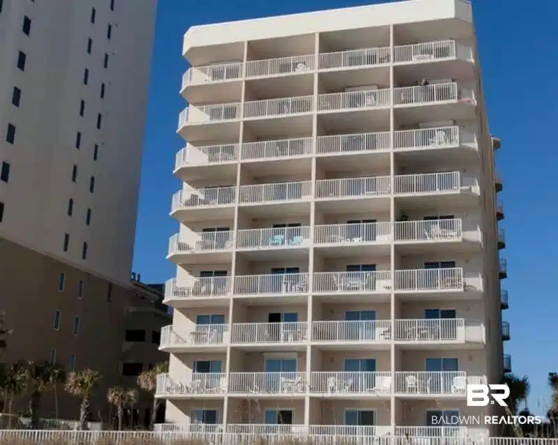 Image 1: Beach Front View of Complex