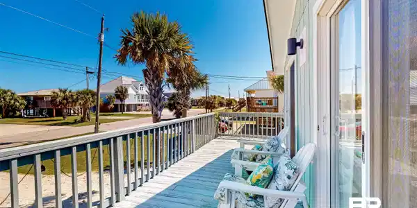 Image 2: View of wooden deck