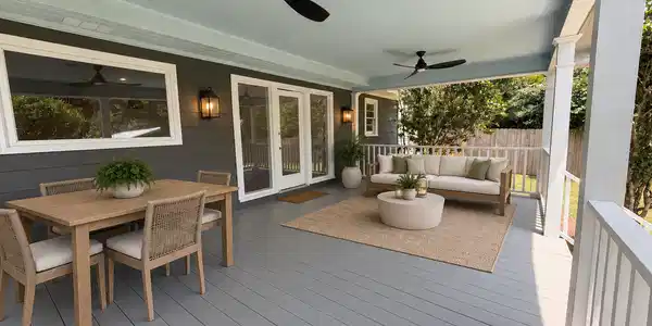 Image 4: Covered Deck Staged