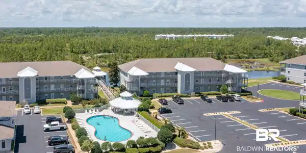 Image 3: Drone / aerial view of a heavily wooded area