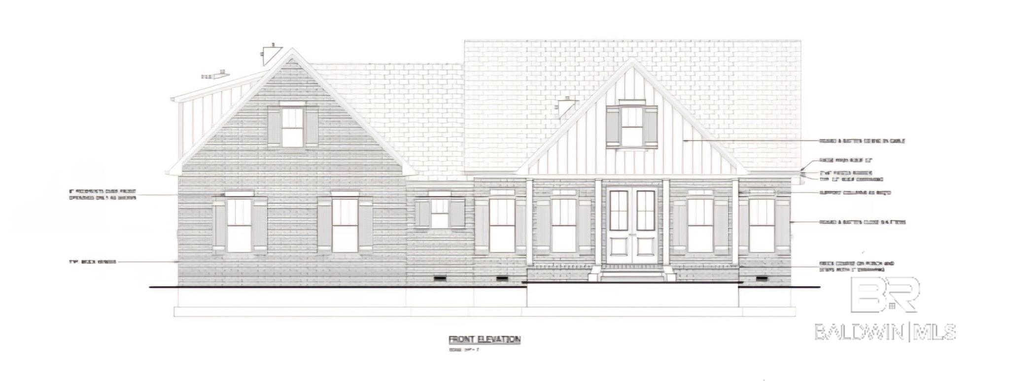 Image 1: Front Elevation- New Construction