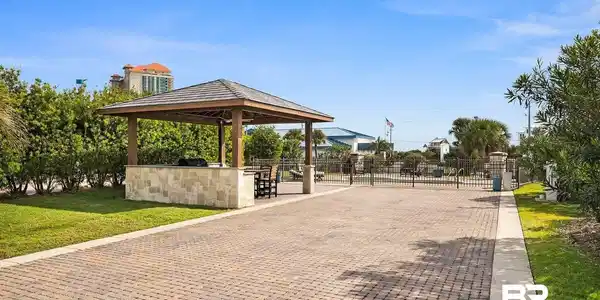 Image 2: View of community with a yard and a gazebo