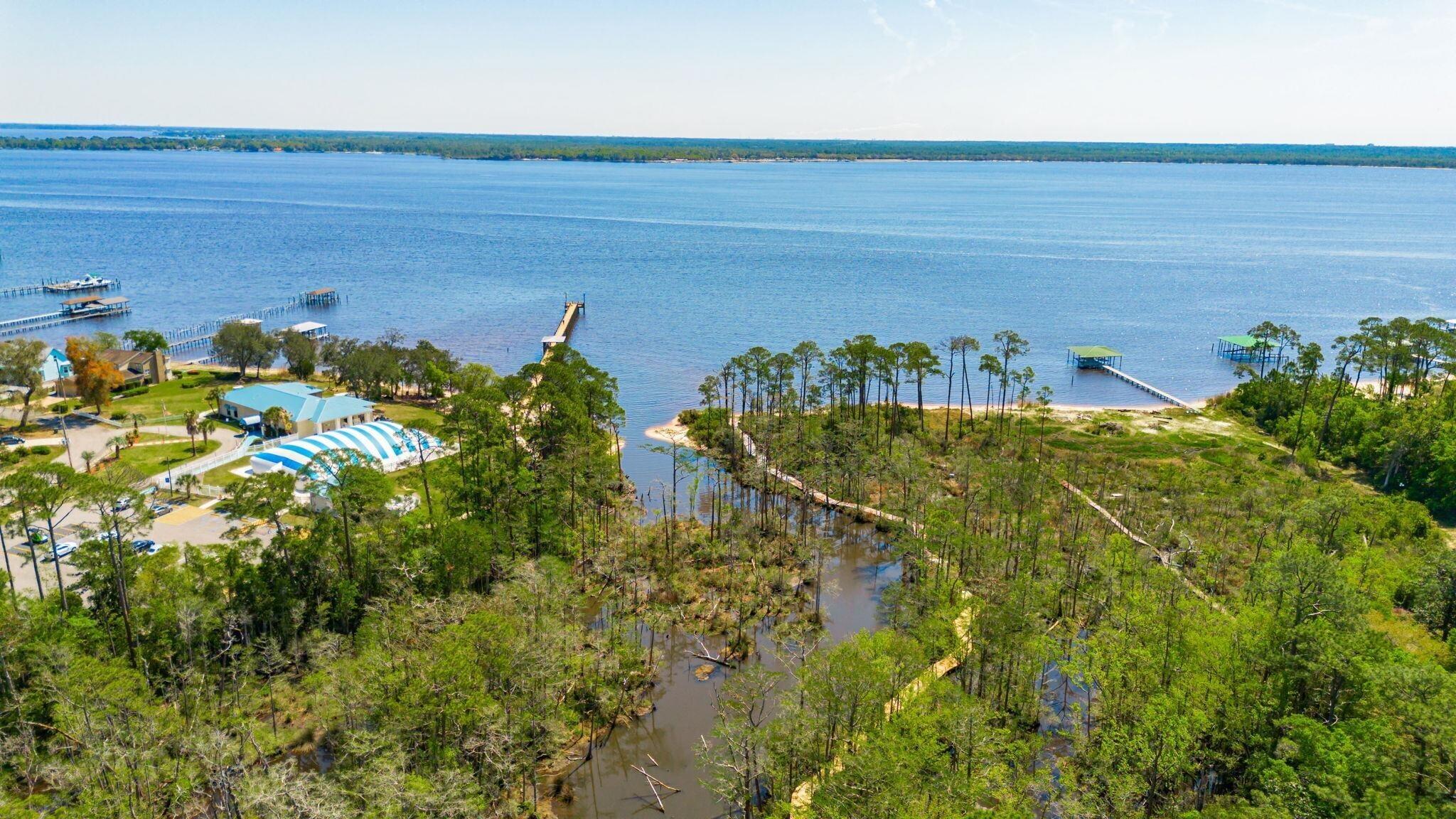 Image 2: Birds eye view of property featuring a water view