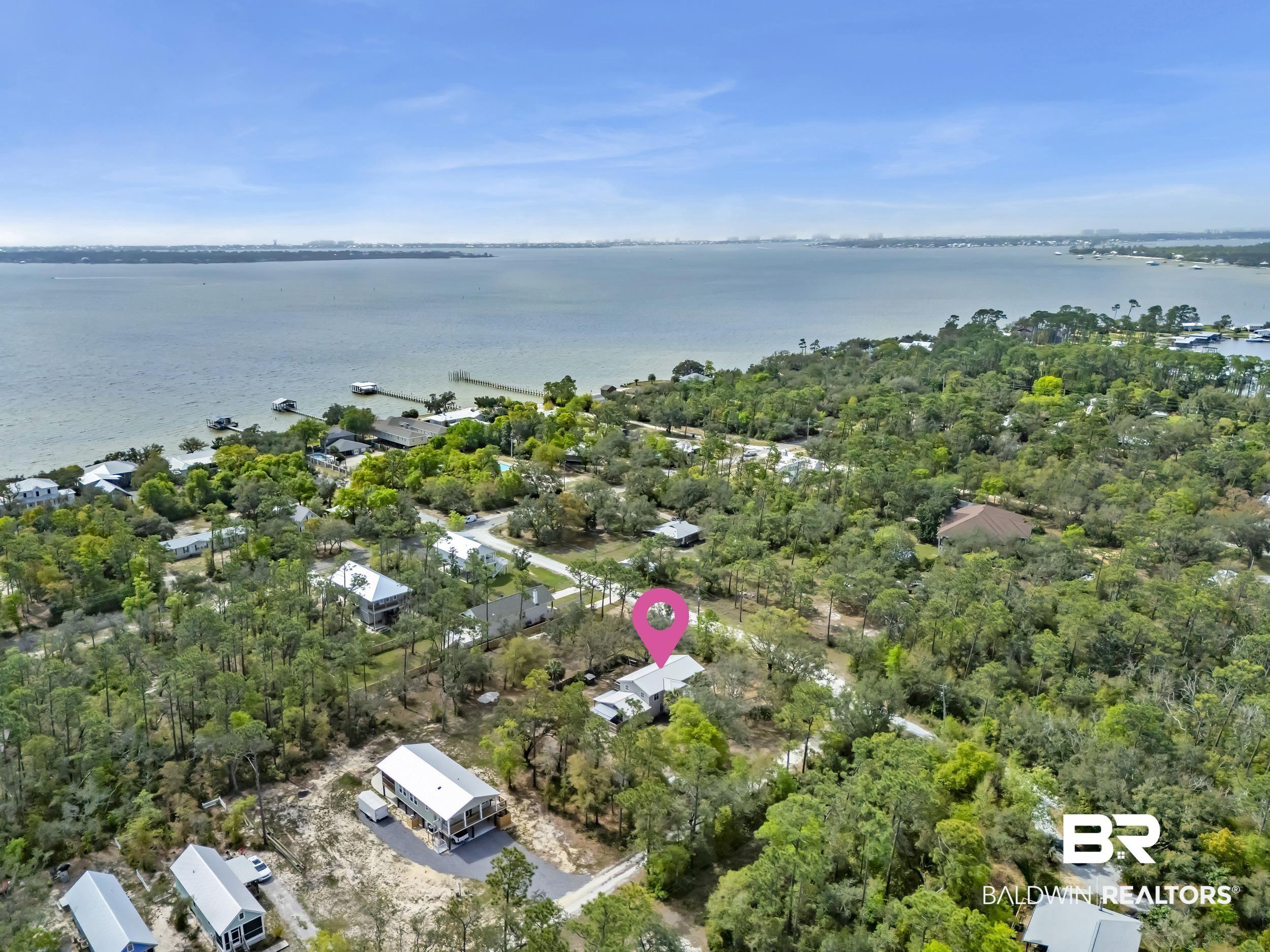 Image 2: Bird's eye view of a nearby body of water