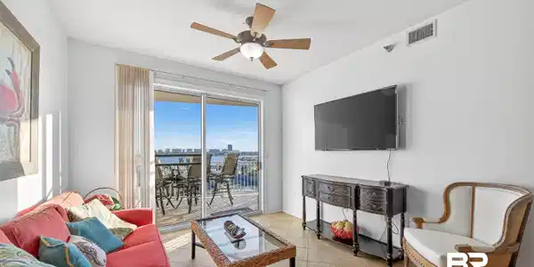 Image 4: Living Room w/ Water View