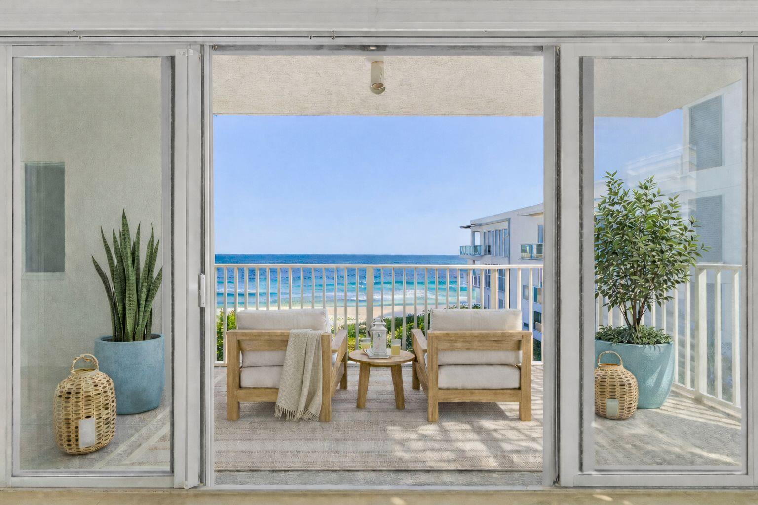 Image 1: Digitally Staged: Beach Patio