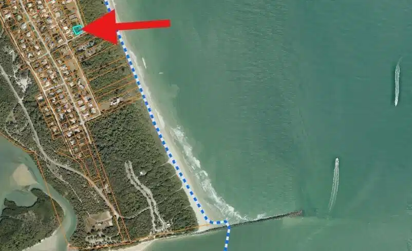 Image 1: Aerial-w-inlet