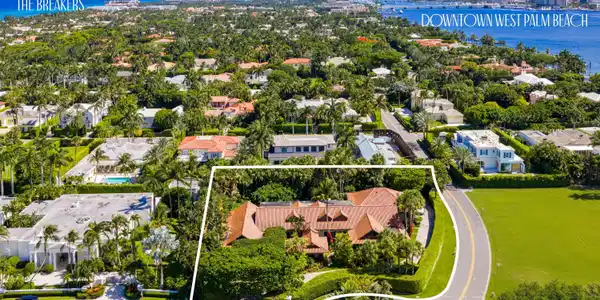 Image 2: Aerial View of single story over 8,000 Sf home sit