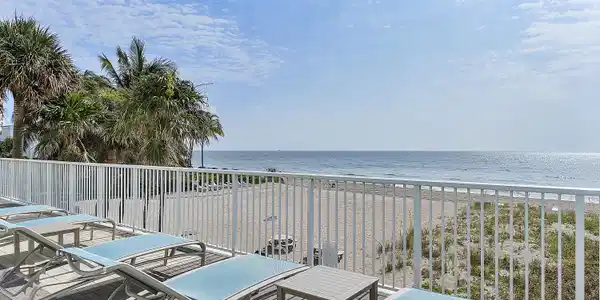 Image 2: Chairs facing the beach