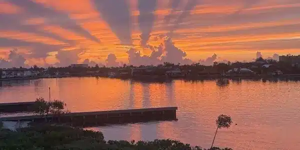 Image 2: No AI needed for this one. Spectacular sunrise fro