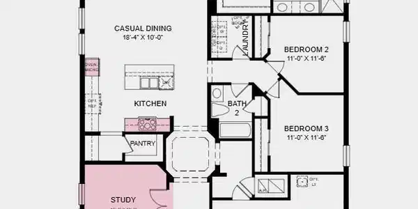 Image 2: Floor Plan - Additional Highlights Include: Gourme