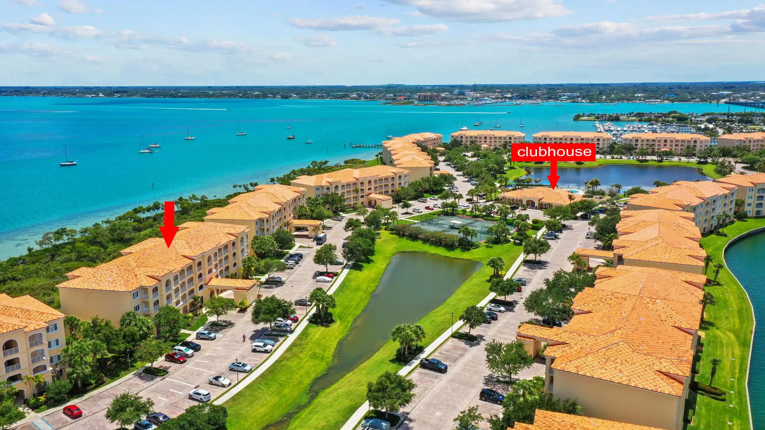 Image 1: This 2nd floor condo offers a gorgeous view of the
