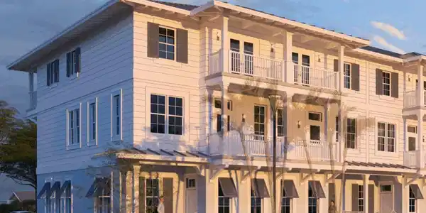 Image 2: Building-Side-Townhome-View-view-