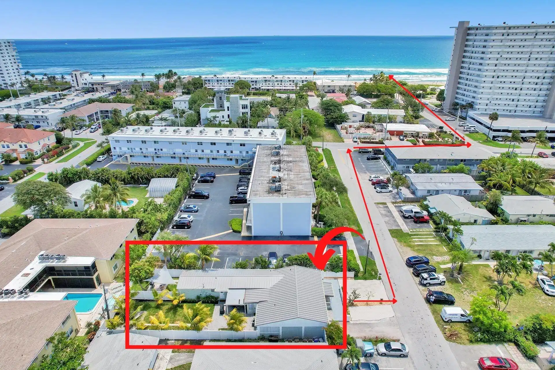 Image 1: TWO BLOCKS TO BEACH! (1)