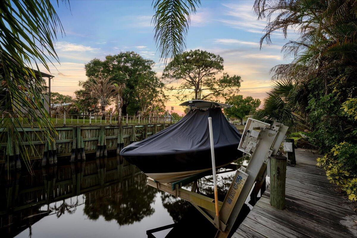 Image 2: Twilight of dock