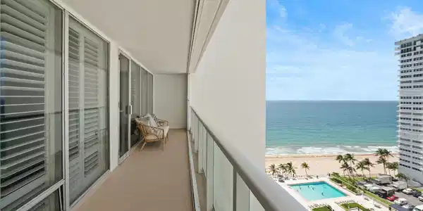 Image 2: Balcony off the primary with ocean views
