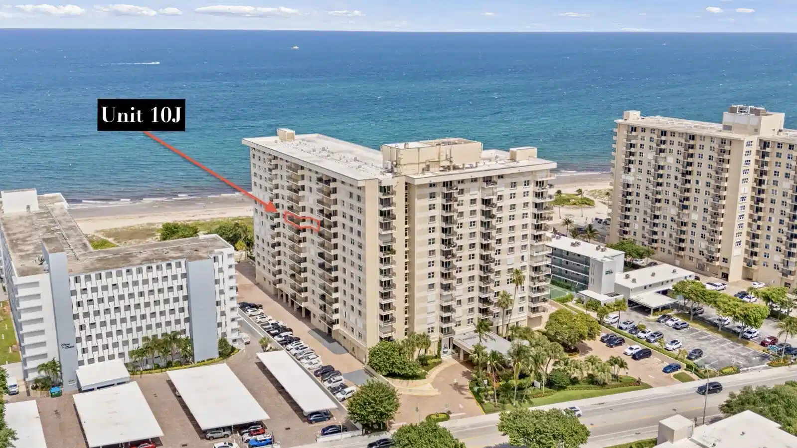 Image 1: Unit with ocean & Intracoastal views
