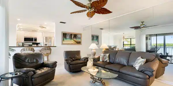 Image 4: Living Room open to Kitchen