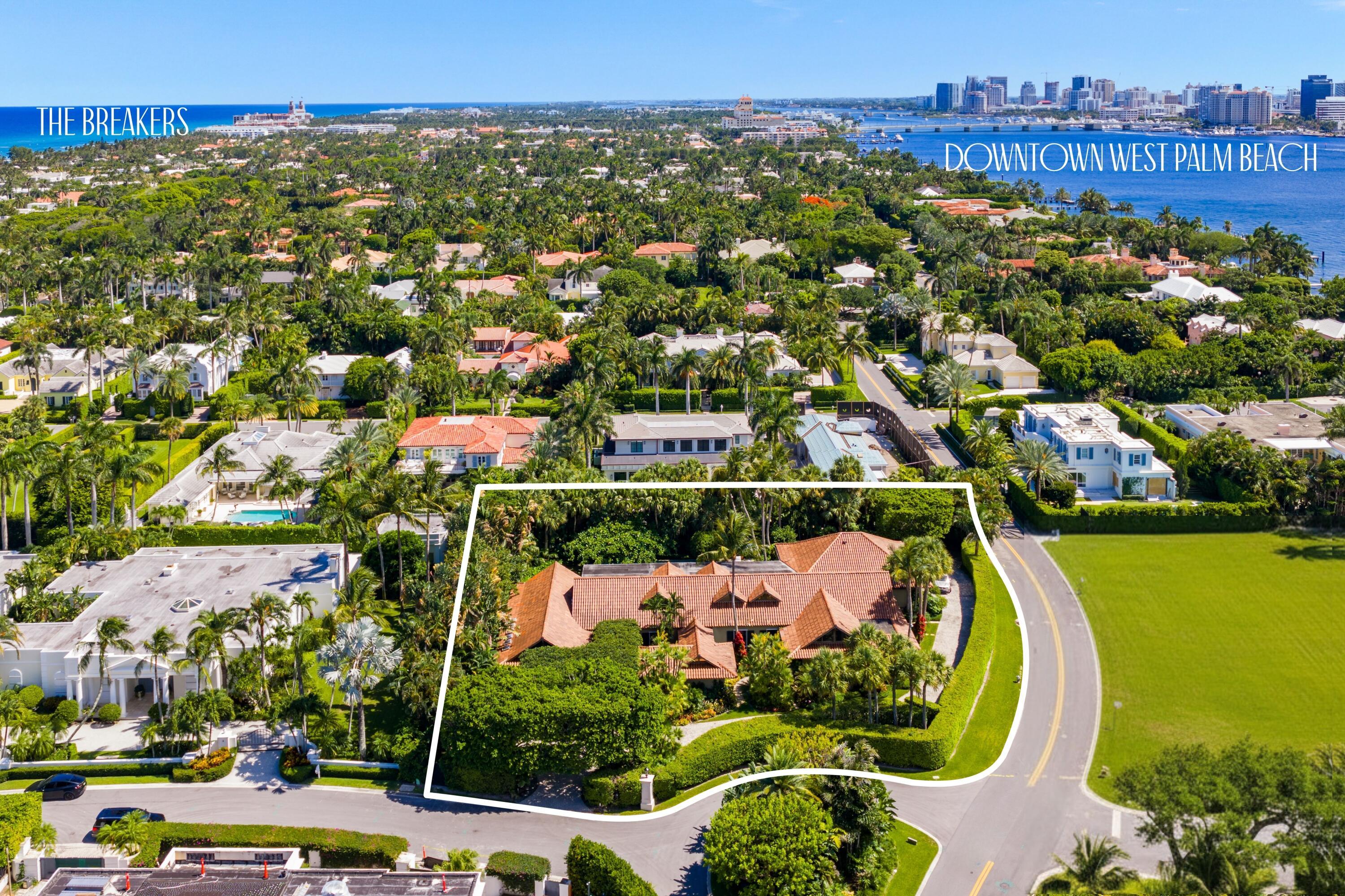 Image 2: Aerial View of single story over 8,000 Sf home sit