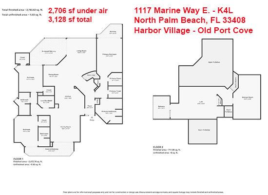 Image 2: Floor Plan: 1117 Marine Way E, K4L - 3 Beds, 3 Bat