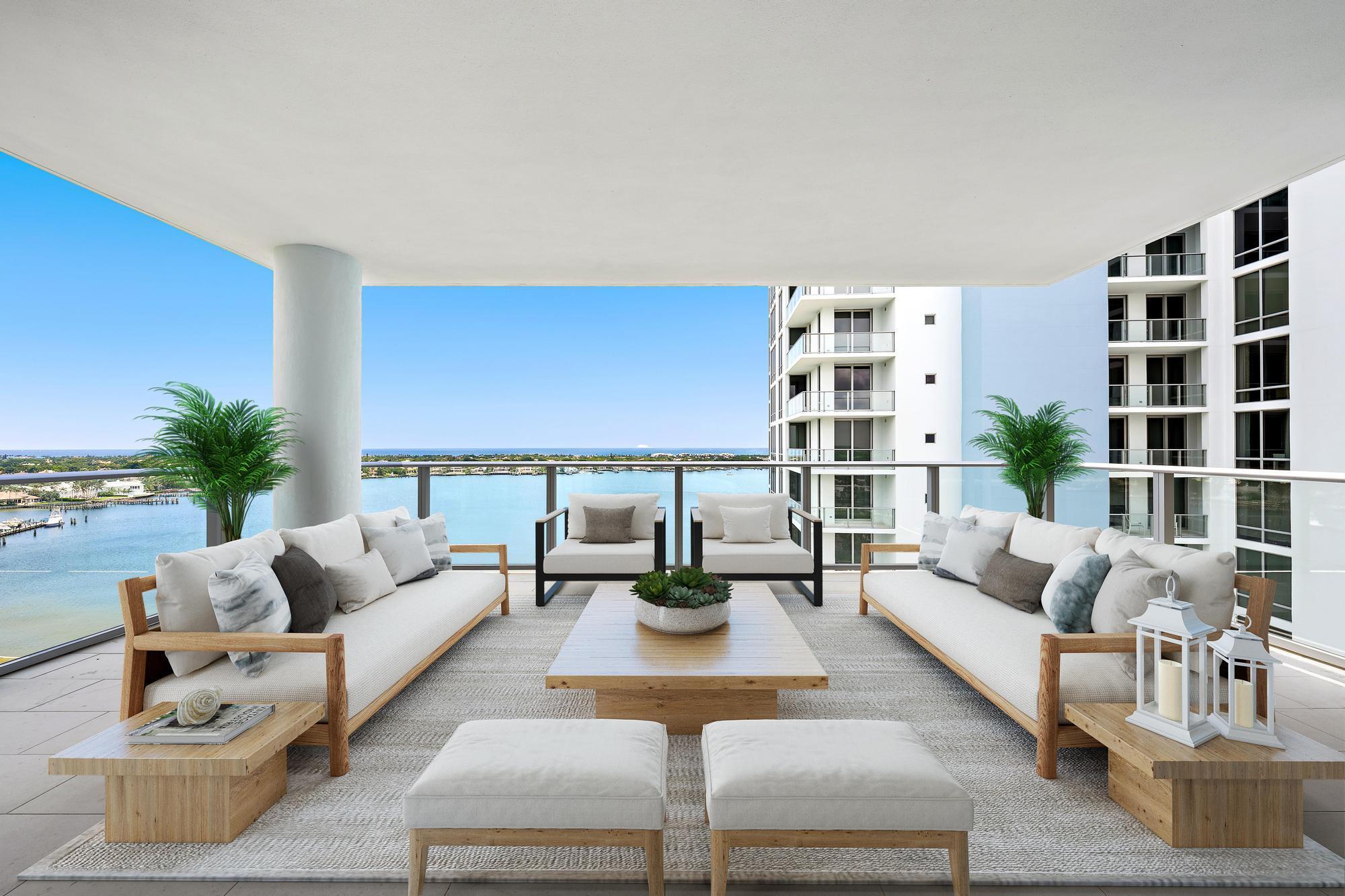 Image 3: Virtually Staged Balcony