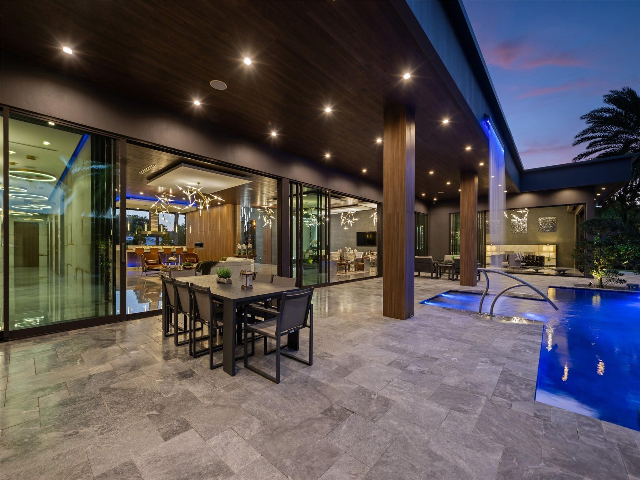 Image 2: Exotic Lighting, Water Features, Walls of Glass