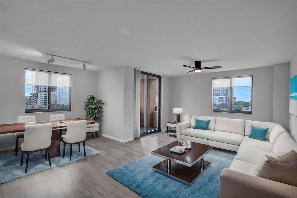 Image 1: Virtually Staged Living Room