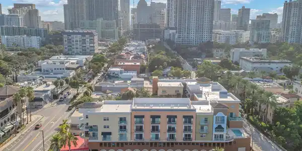 Image 2: Aerial view of property on Las Olas blvd.