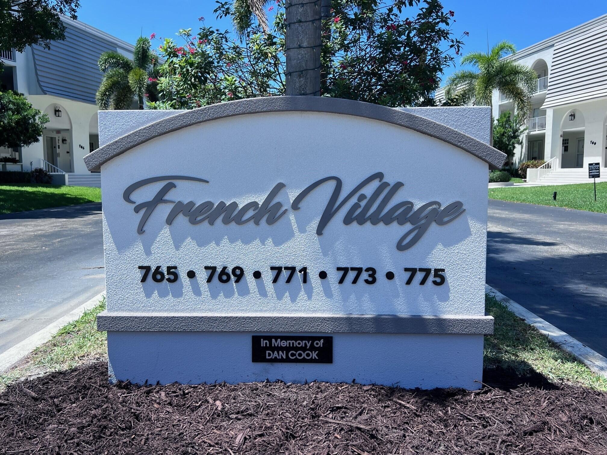 Image 1: French Village NEW SIGN