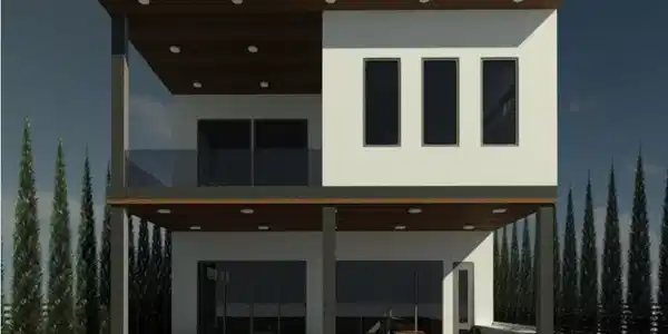 Image 2: Rendering Back of House