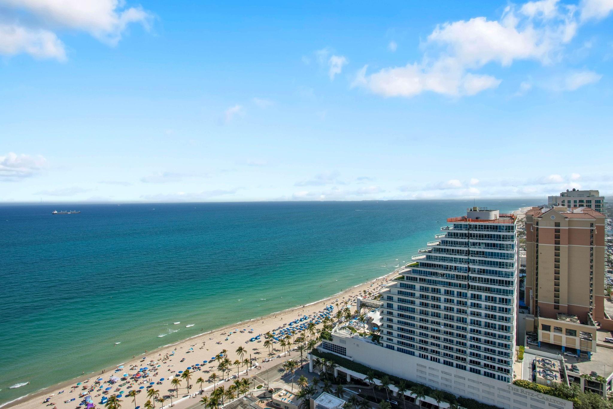 Image 2: Ocean View from Balcony Living Area