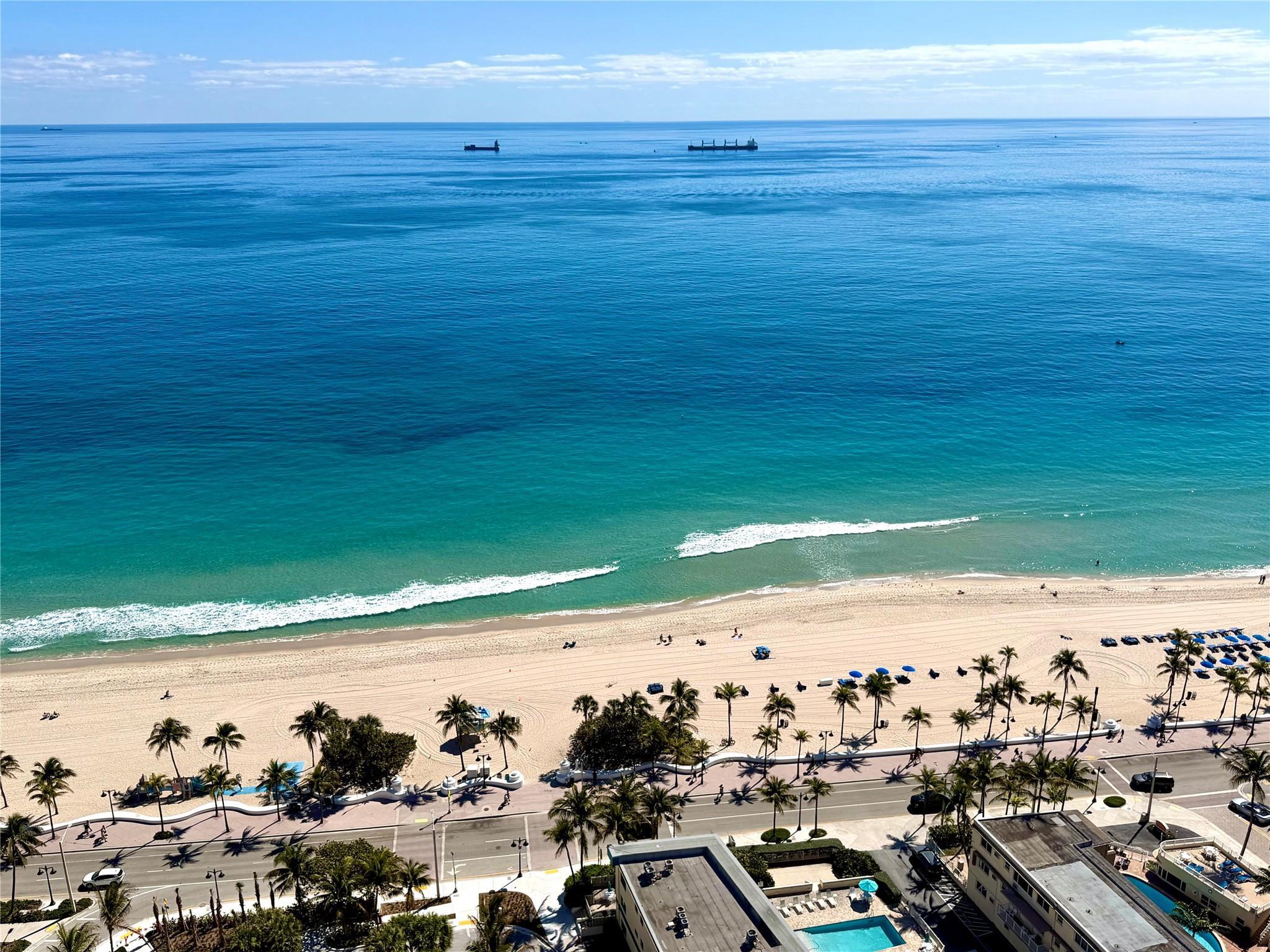 Image 3: Ocean View from Balcony Living Area