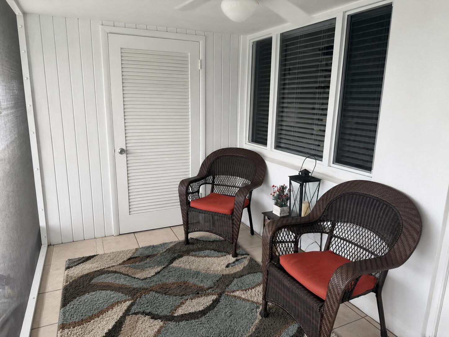 Image 2: Screened porch over looking the water