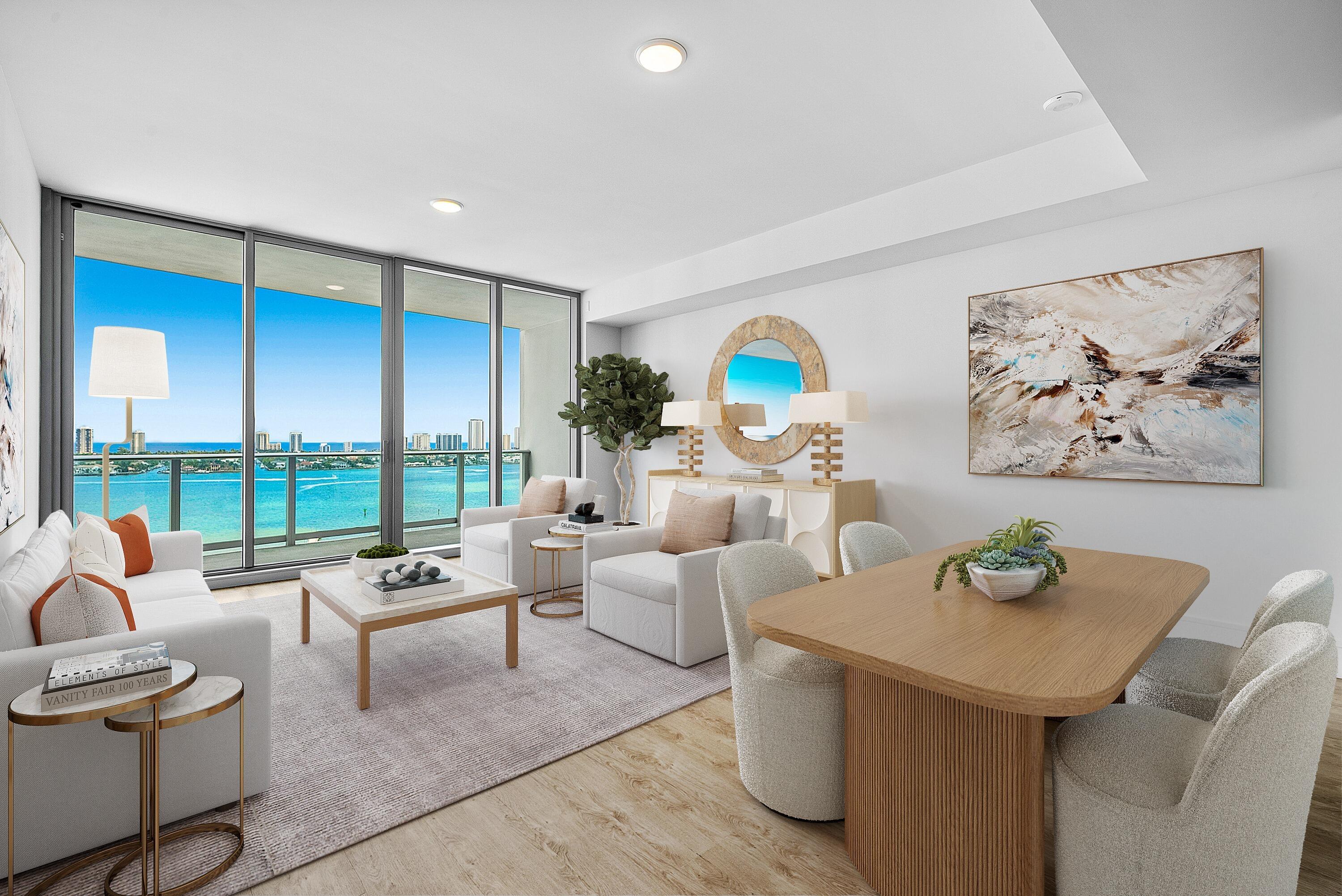 Image 1: Virtually staged living room