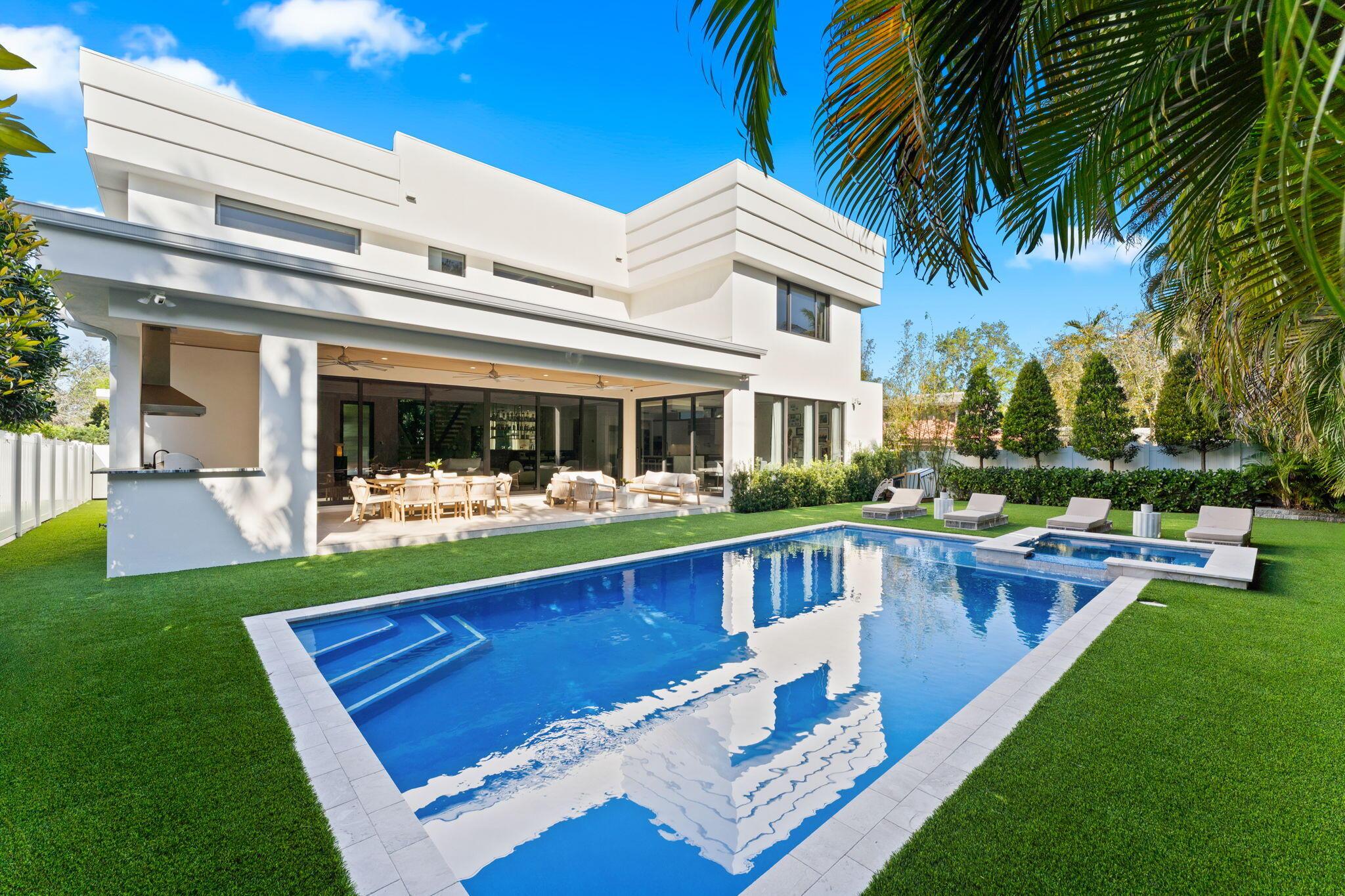 Image 2: pool and backyard