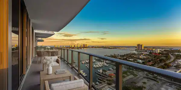 Image 2: Terrace with South Exposure; East View/Ocean View/