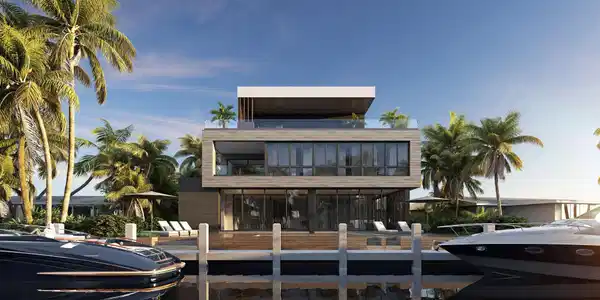 Image 2: Back rendering of planned build.