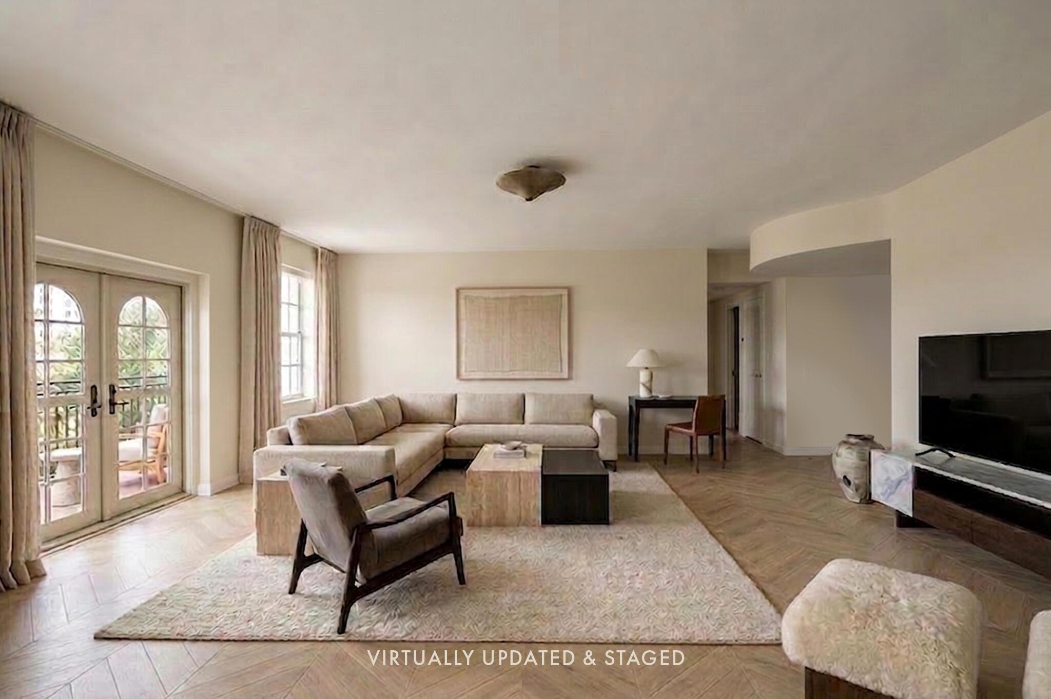 Image 1: Virtually Renovated Living Room