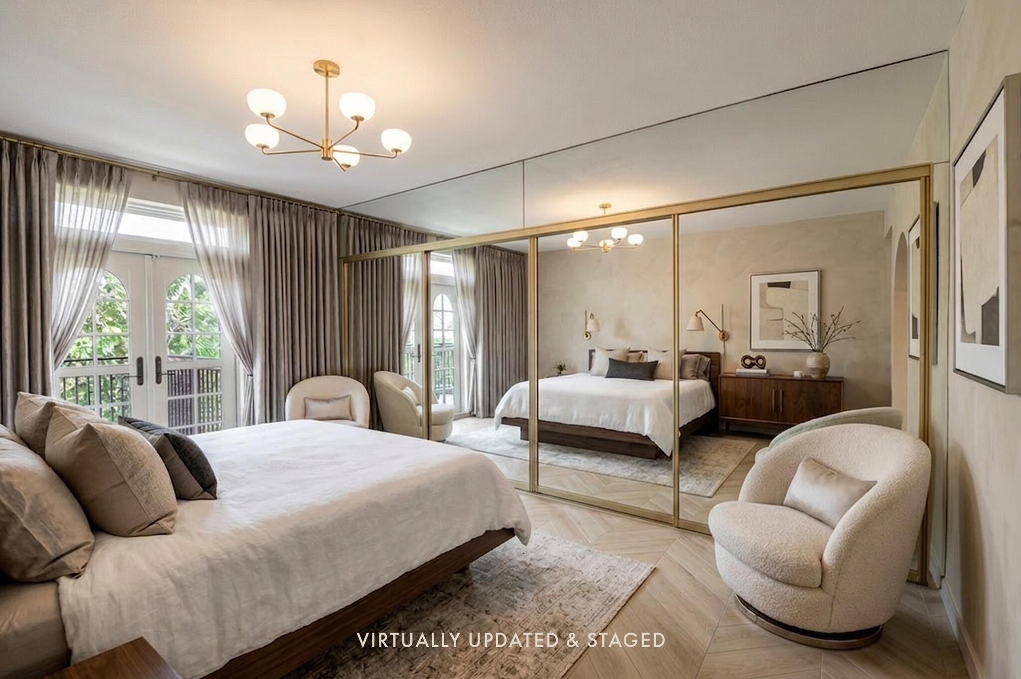 Image 4: Virtually Renovated Master Bedroom