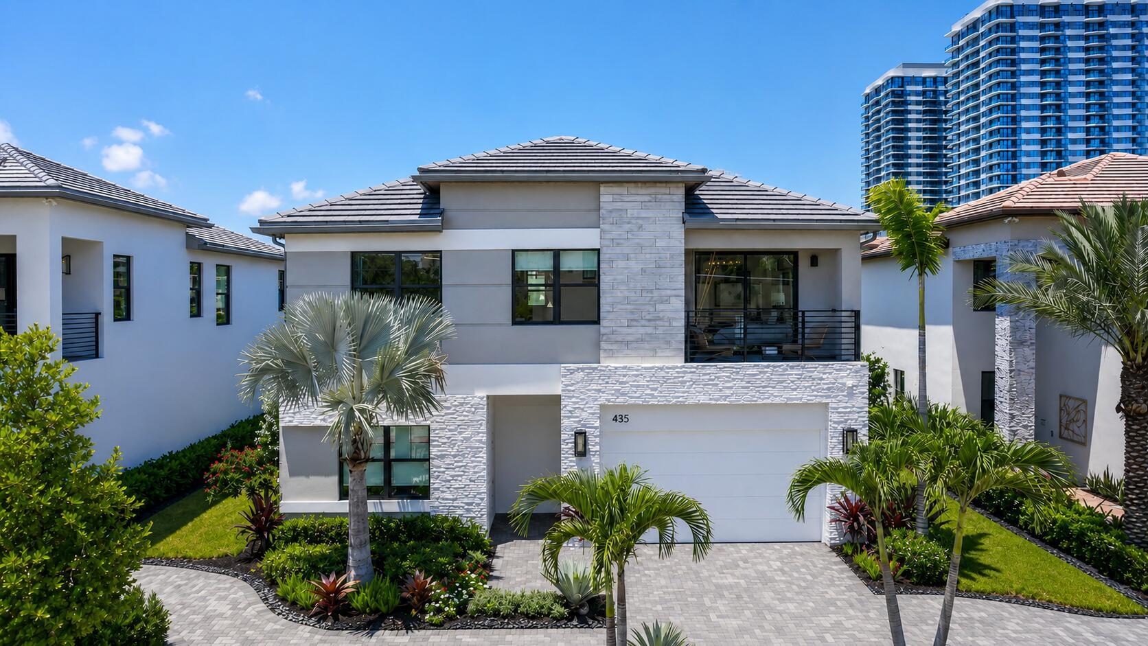 Image 2: Photos shown are of the builder's model home and a