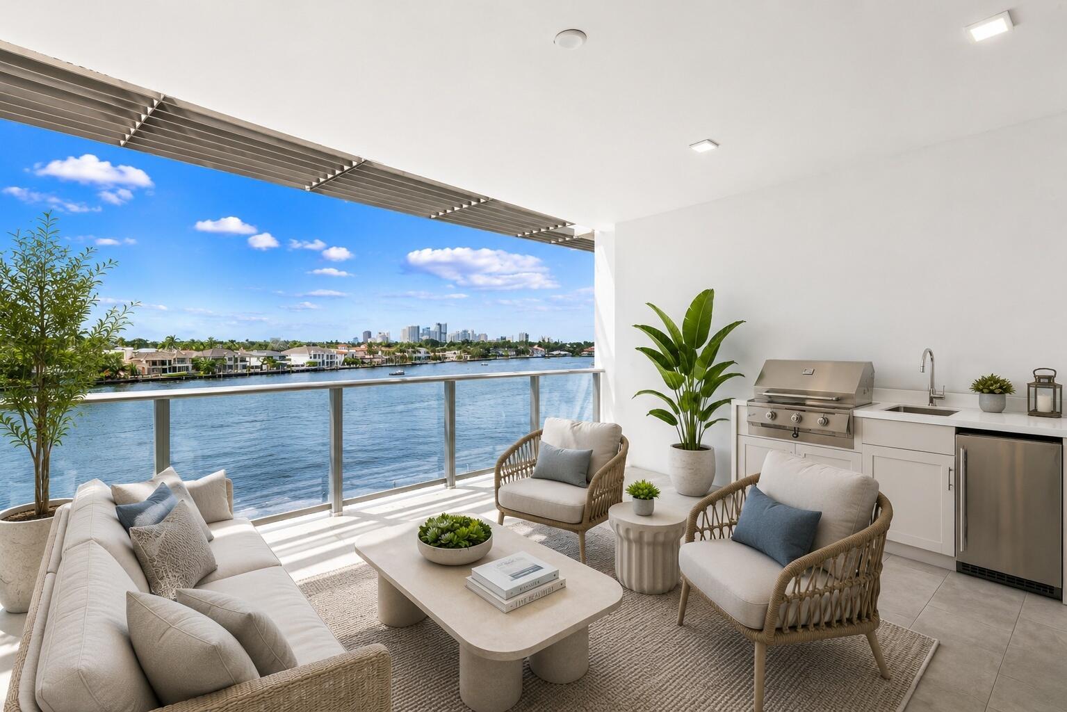 Image 1: Expansive balcony view of the Widest part of the I
