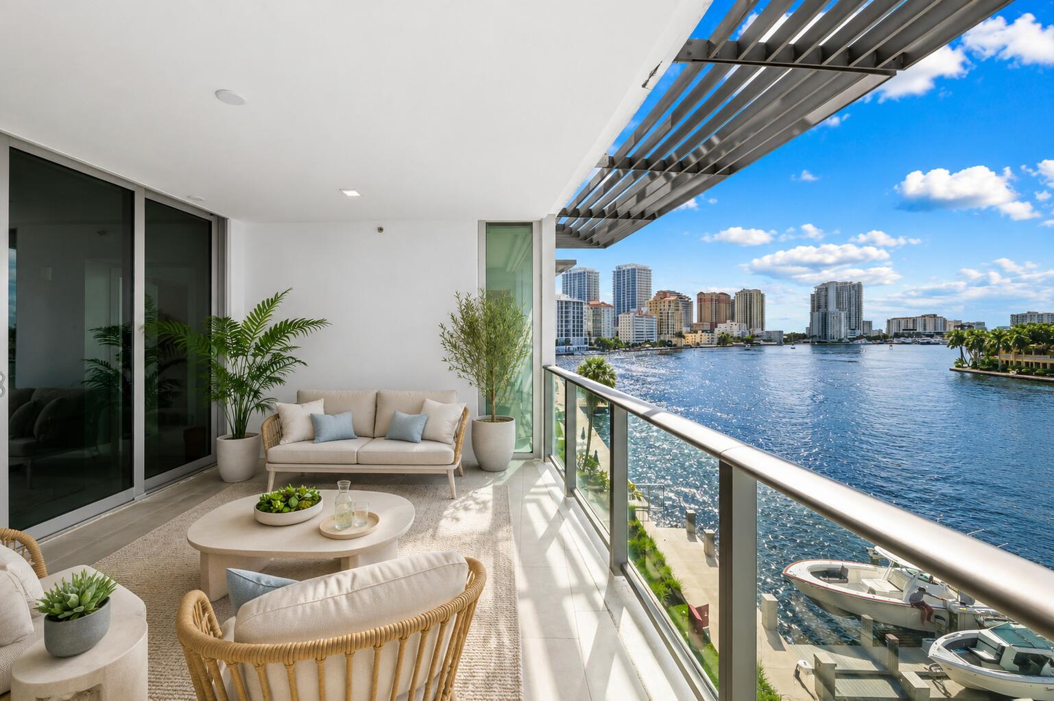 Image 2: Expansive Balcony view of the Widest part of the I