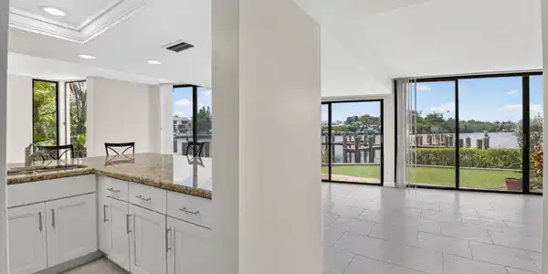 Image 3: Great Room with 180 Degrees of Intracoastal Views