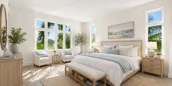 Image 3: Virtually Staged Primary Bedroom