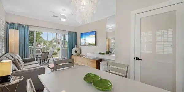 Image 2: Dining and living area