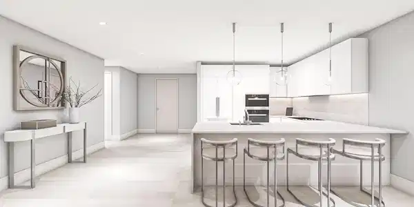 Image 3: KITCHEN - DESIGNER RENDERING
Kitchen Rendering; En