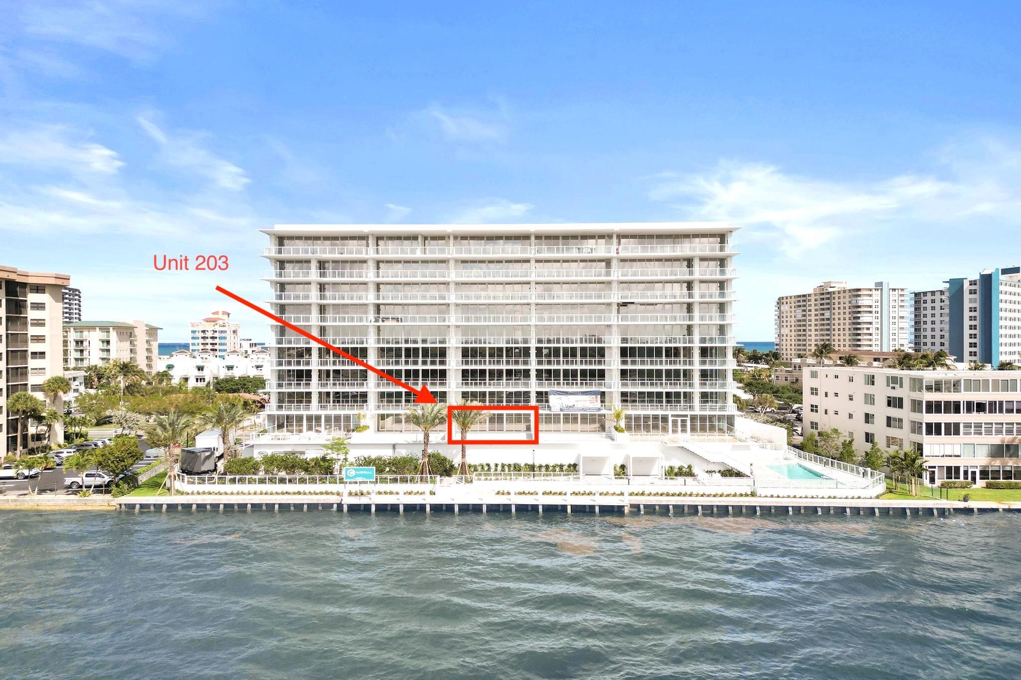 Image 2: Unit 203 marked