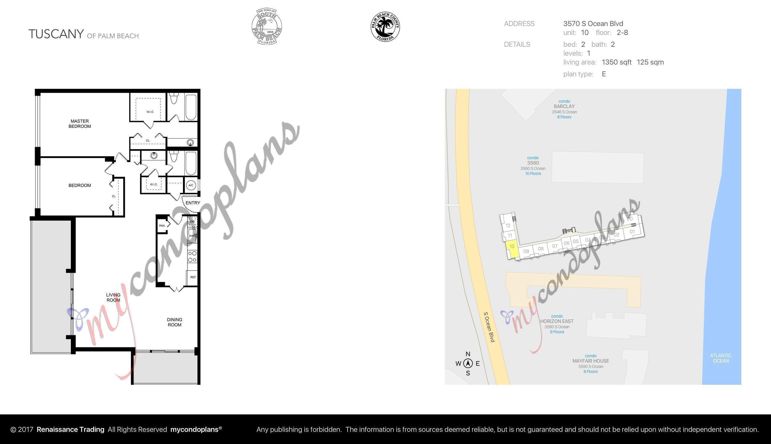 Image 4: Floor Plan_3570 S Ocean Blvd 610