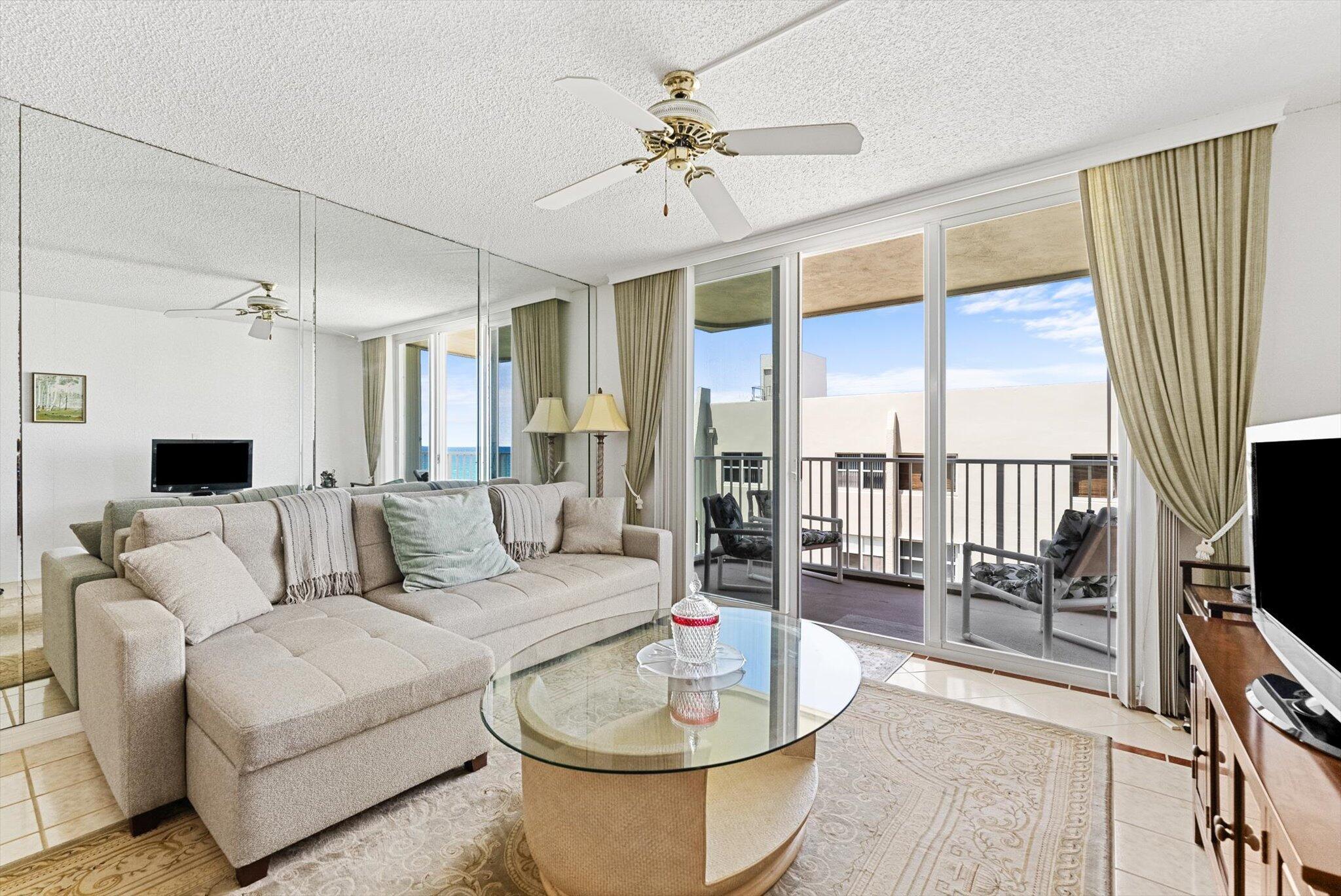 Image 2: 3540 S Ocean Blvd #604 - Living Room