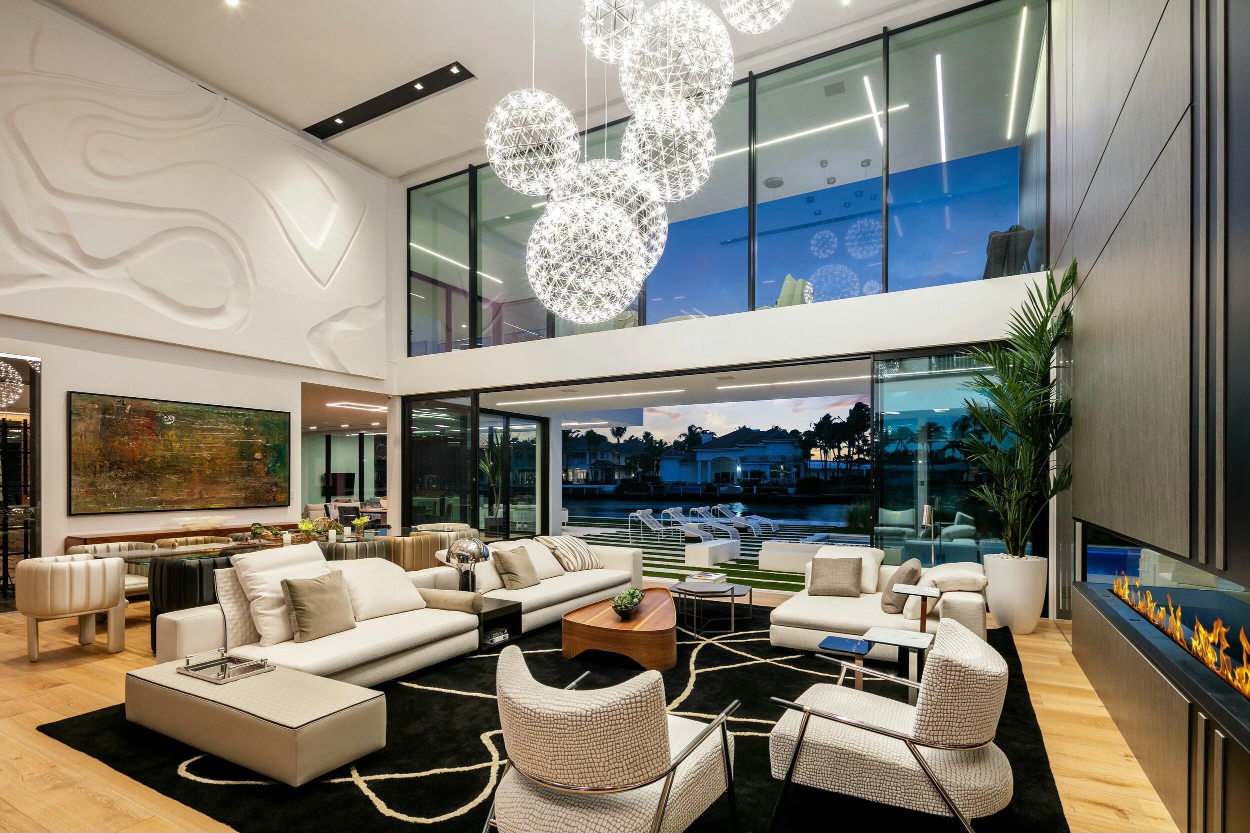 Image 3: Twilight formal living area